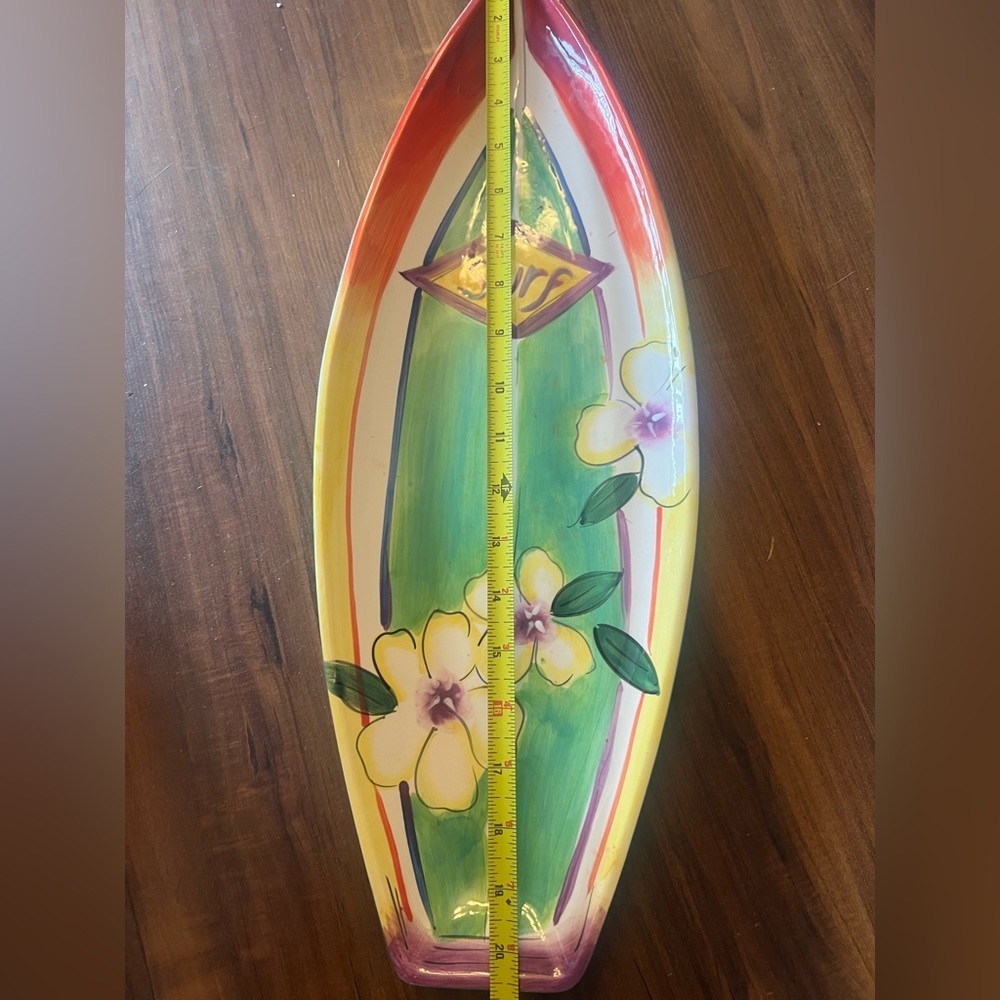 Clay Art “Surfs Up” Serving Tray - Picture 2 of 4